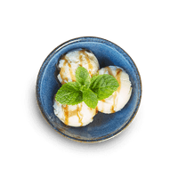 Miso caramel ice cream