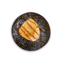 Miso caramel + toffee bao nut