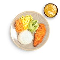 Chicken katsu with katsu curry sauce