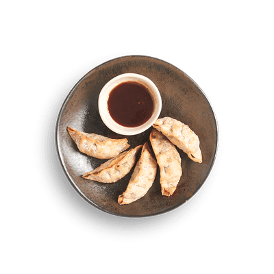 Duck gyoza