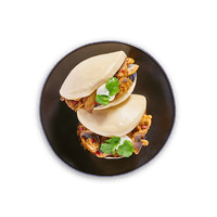 Oyster + shiitake mushrooms bao bun