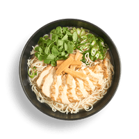 Grilled chicken ramen